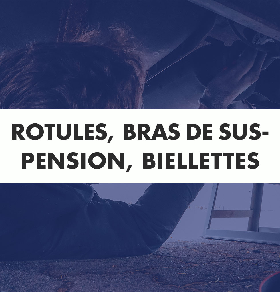 Rotules, bras de suspension, biellettes: explication simple pour tous